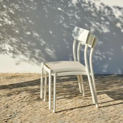 CASA MAVAS Chaise Empilable Blanc