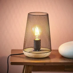 CASA MESH Lampe De Table Noir