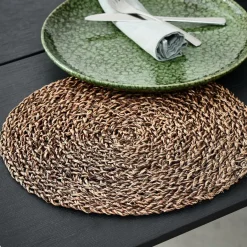 CASA MIA Set De Table Brun
