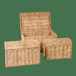 CASA MILEY Coffre De Rangement Naturel