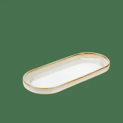 CASA MINERAL MARBLE Assiette Beige