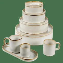 CASA MINERAL MARBLE Assiette Beige
