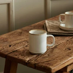 CASA MINERAL MARBLE Mug Avec Anse 30 CL Blanc