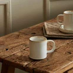 CASA MINERAL MARBLE Mug Avec Anse 20 CL Blanc
