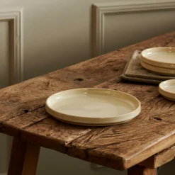 CASA MINERAL SAND Assiette Beige