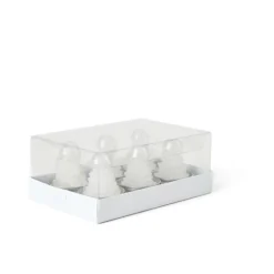 CASA MINNY Bougies Chauffe-plat Blanc