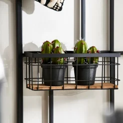 CASA MODULAR Set De 7 Crochets Noir