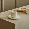 CASA MOON Tasse Et Soucoupe 20 CL Blanc