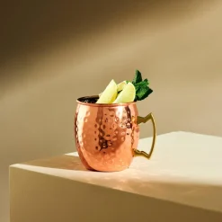 CASA MOSCOW MULE Gobelet 500 Ml Doré, Cuivre
