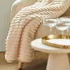 CASA NADI Plaid Blanc
