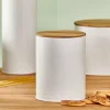 CASA NAGINI Boîte Conservation Pour Biscuits Blanc, Naturel