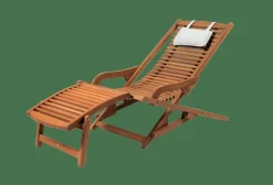 CASA NEW VIP Chaise Relax Sans Repose-pied Naturel