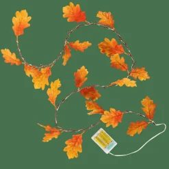 CASA OAK LEAF Guirlande Lumineuse Brun