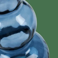 CASA ODON Vase Bleu