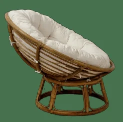 CASA PAPASAN Chaise Lounge Naturel, Blanc Cassé