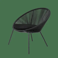 CASA PAPAYO Chaise Lounge Noir