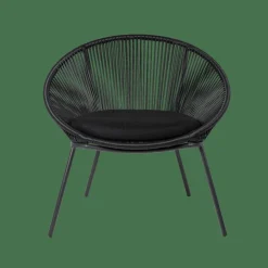 CASA PAPAYO Chaise Lounge Noir