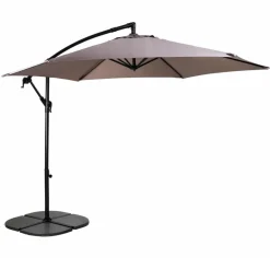 CASA PARMA Dalle Remplissable Set De 2 Gris