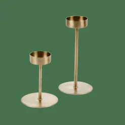 CASA PHANTOM Support Pour Bougie Chauffe-plat Doré Clair