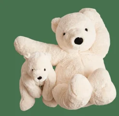 CASA POLA Ours Blanc Peluche Blanc