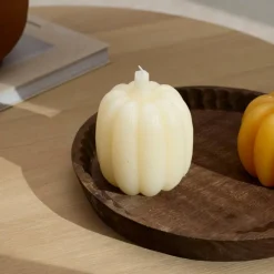 CASA PUMPKIN Bougie Ivoire
