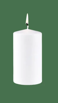 CASA PURE Bougie Cylindrique Blanc