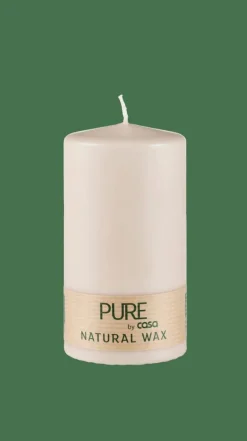 CASA PURE Bougie Cylindrique Brun Clair