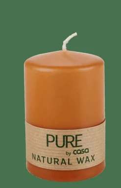 CASA PURE Bougie Cylindrique Caramel