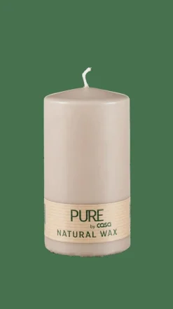 CASA PURE Bougie Cylindrique Gris