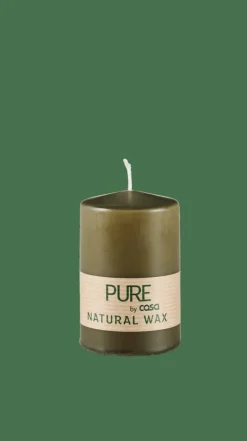 CASA PURE Bougie Cylindrique Vert