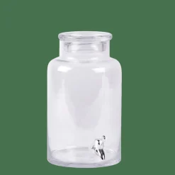 CASA PURI Réservoir à Boisson Avec Robinet 5,5 L Transparent