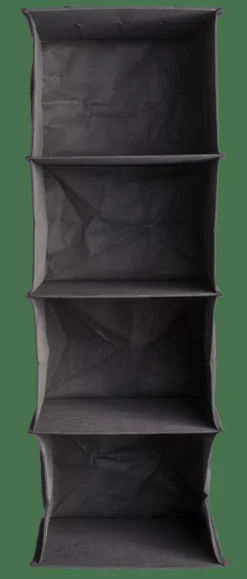 CASA RANGO Système De Rangement 4 Compartiments Gris Foncé