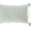 CASA RAVI Coussin Bleu Clair