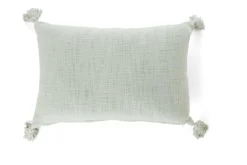 CASA RAVI Coussin Bleu Clair