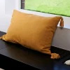 CASA RAVI Coussin Brun