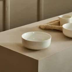 CASA RECYCLE Set De Table Blanc Cassé