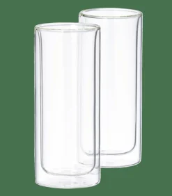 CASA RELAX Verres Double Paroi Set De 2 30 CL Transparent