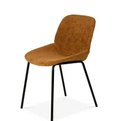 CASA REMI Chaise De Salle à Manger Brun