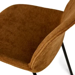 CASA REMI Chaise De Salle à Manger Brun