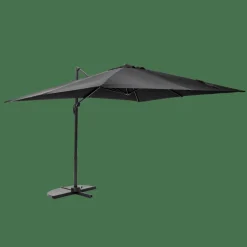 CASA RIVA Parasol Déporté Sans Pied De Parasol Noir