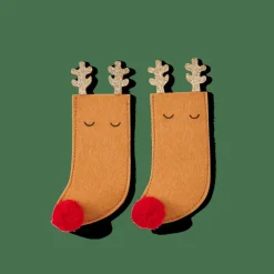 CASA RUDOLPH Sachet Pour Couverts Brun