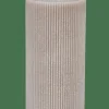 CASA RUSTIC Rib Bougie Gris