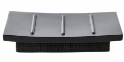 CASA SAMOURAI Brosse WC Avec Support Noir