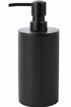 CASA SAMOURAI Brosse WC Avec Support Noir