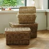 CASA SAVANNAH Coffre De Rangement Gris