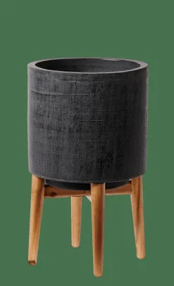 CASA SCURO Pot De Fleurs Noir