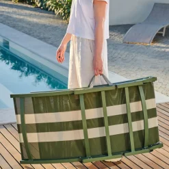CASA SILVES Chaise Longue Kaki