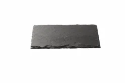 CASA SLATE Assiette Noir
