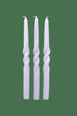 CASA SPIRAL Bougie S/3 Mauve
