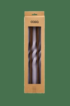 CASA SPIRAL Bougie S/3 Mauve